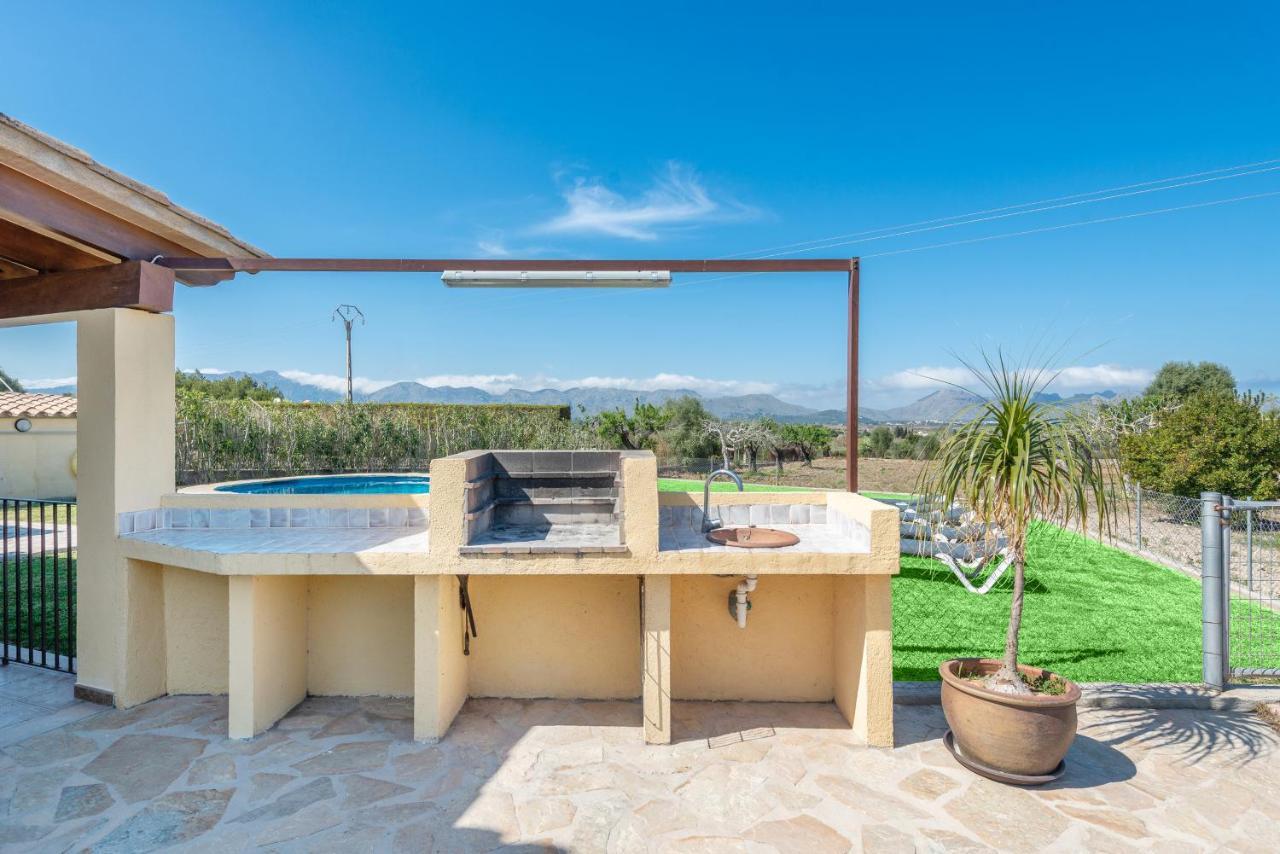 Villa Pou D,Ambroitx, Pool And Sea Views In Alcudia ภายนอก รูปภาพ
